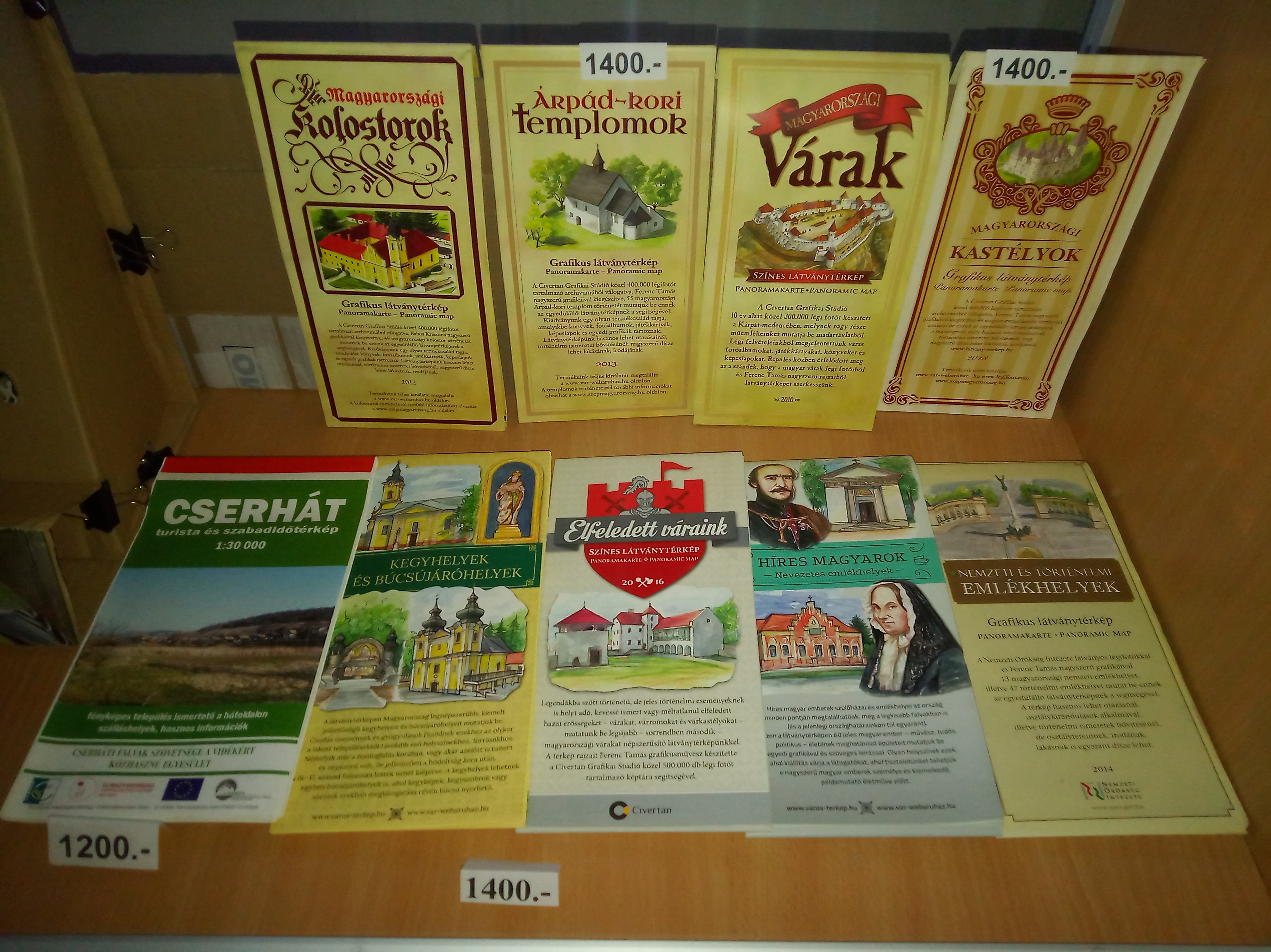 <b>Grafikus látványtérképek, turista térkép</b>