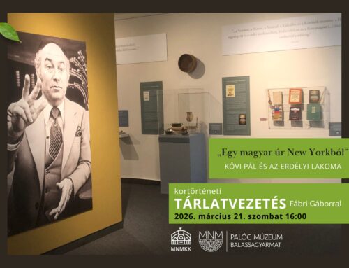 “Egy magyar úr New Yorkból” kortörténeti tárlatvezetés Fábri Gáborral